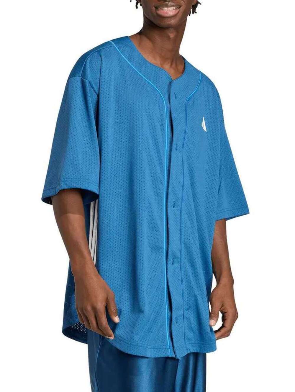 Adidas Men’s Multi‑Sport Button‑Up Jersey Shirt – Size L – NWT